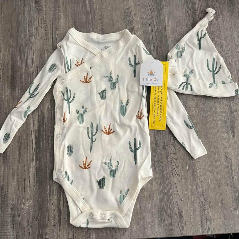 New Baby Boy Wrap Onesie 24M